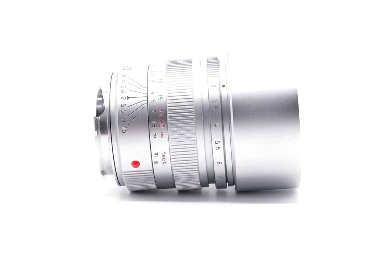 Leica Summicron-m 90m silver