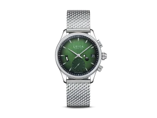 Leica ZM 2 - Urban Green - Aço 316 L - Bracelete em malha milanesa