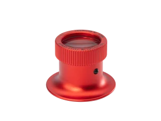 Lupa de relojoeiro 3,3x, vermelho